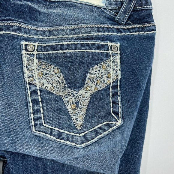 Vigoss Capri Jeans Women's Plus 18 X 21 Chelsea Stretch Denim Mid-rise Casual - Picture 5 of 12